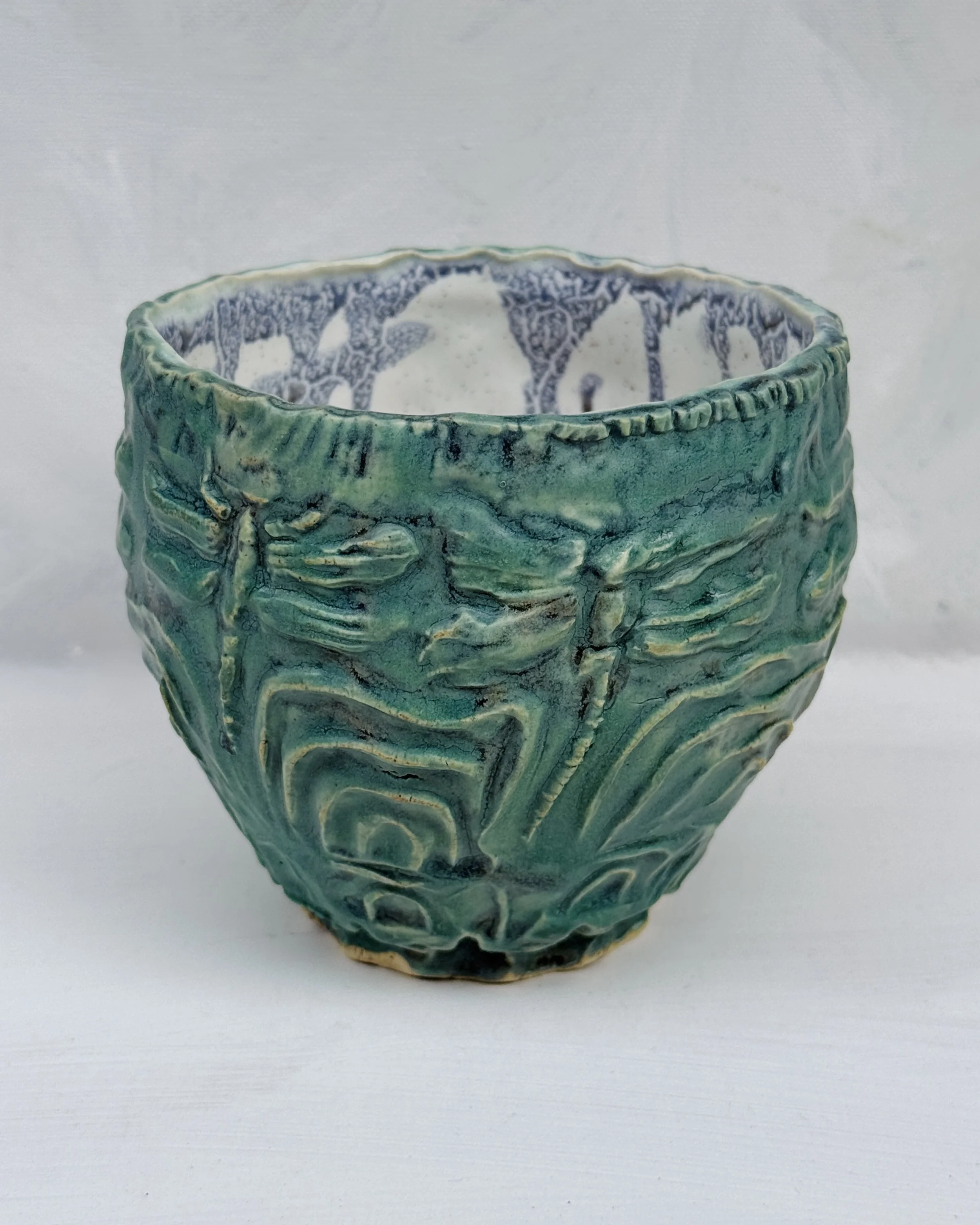 Rice Bowl with Dragonflies