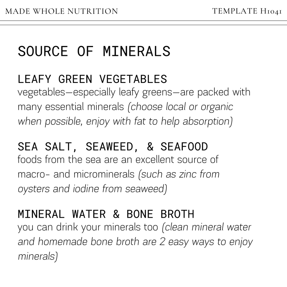 Why is MINERAL BALANCE important? — Functional Health Research