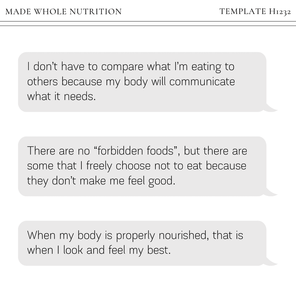 What it sounds like to have FOOD FREEDOM — Functional Health Research ...