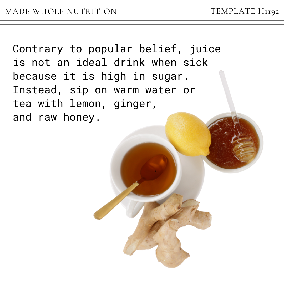 Best juice when sick