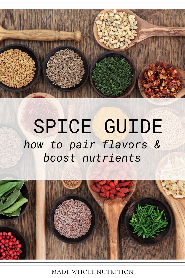 SPICE GUIDE how to pair flavors & boost nutrients — Functional Health