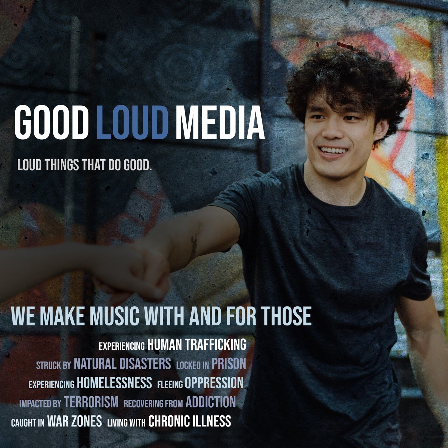 On this Giving Tuesday, all of us at Good Loud Media want to thank you for your generous support. Thank you for making this life-changing, life-saving assistance possible!

To make a gift, visit: https://www.goodloudmedia.org/donate