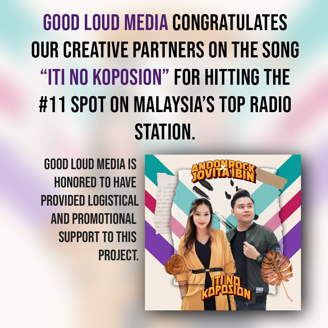 Congratulations from Good Loud Media to an amazing creative team on a well-deserved success! All of us at Good Loud Media are honored to be a part of your musical journey.