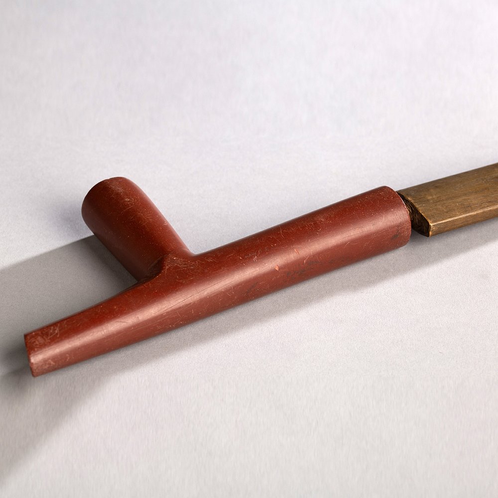 Sioux Quilled Pipe Stem with Catlinite Bowl — Cisco's Gallery