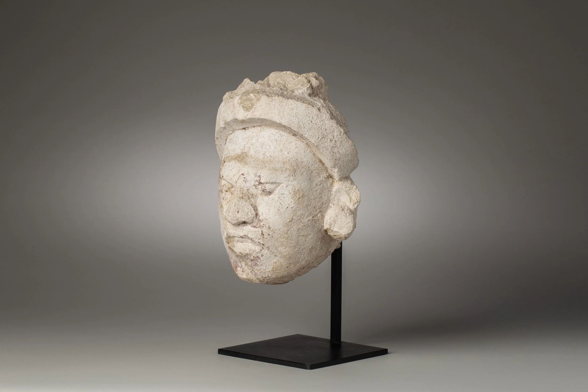 Classic Mayan Stucco Head 500–800 AD | Mark Blackburn Art