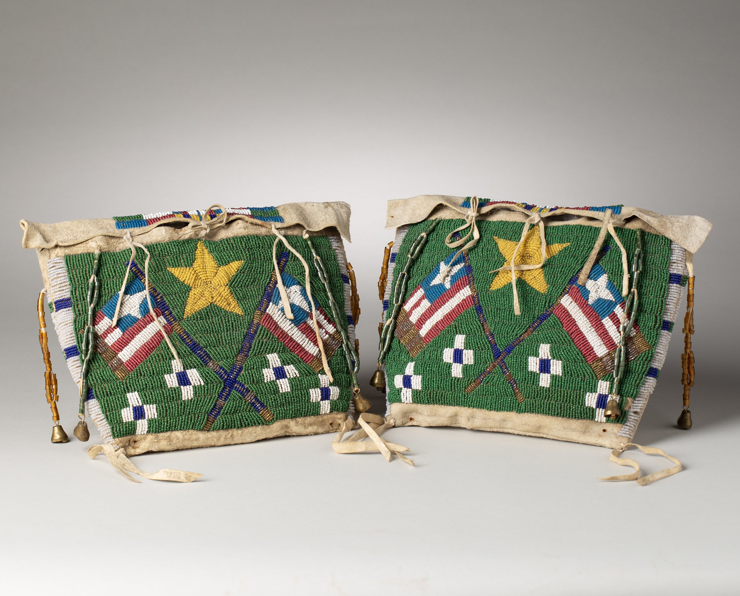 Epic Pair of Childs Pine Ridge Sioux Possible Bags