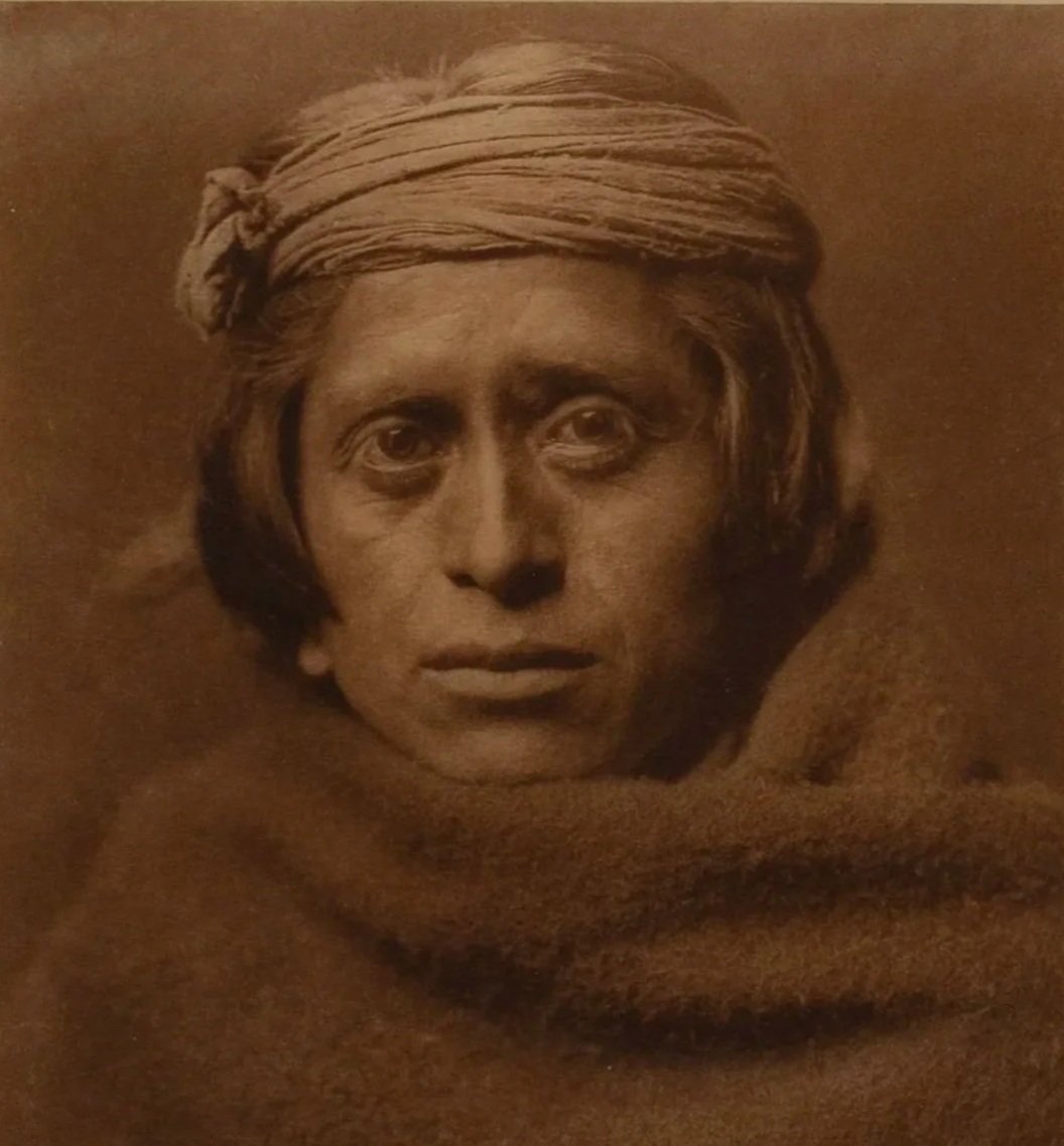 Zuni Man, by Edward S. Curtis, 1927