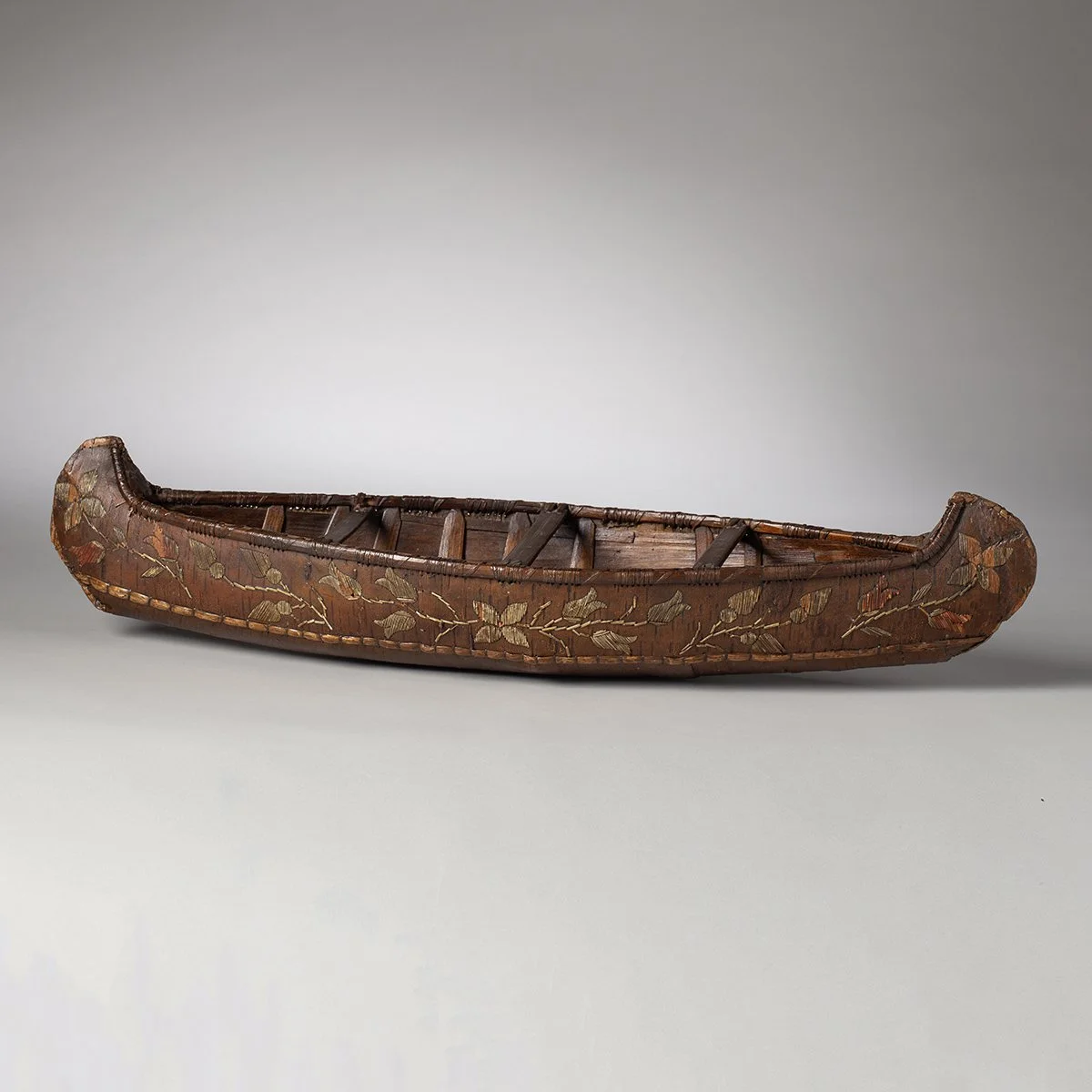 2153-Exceptional-Mi kmaq-Model-Canoe-Quillwork-Native-Amarican-5.jpg