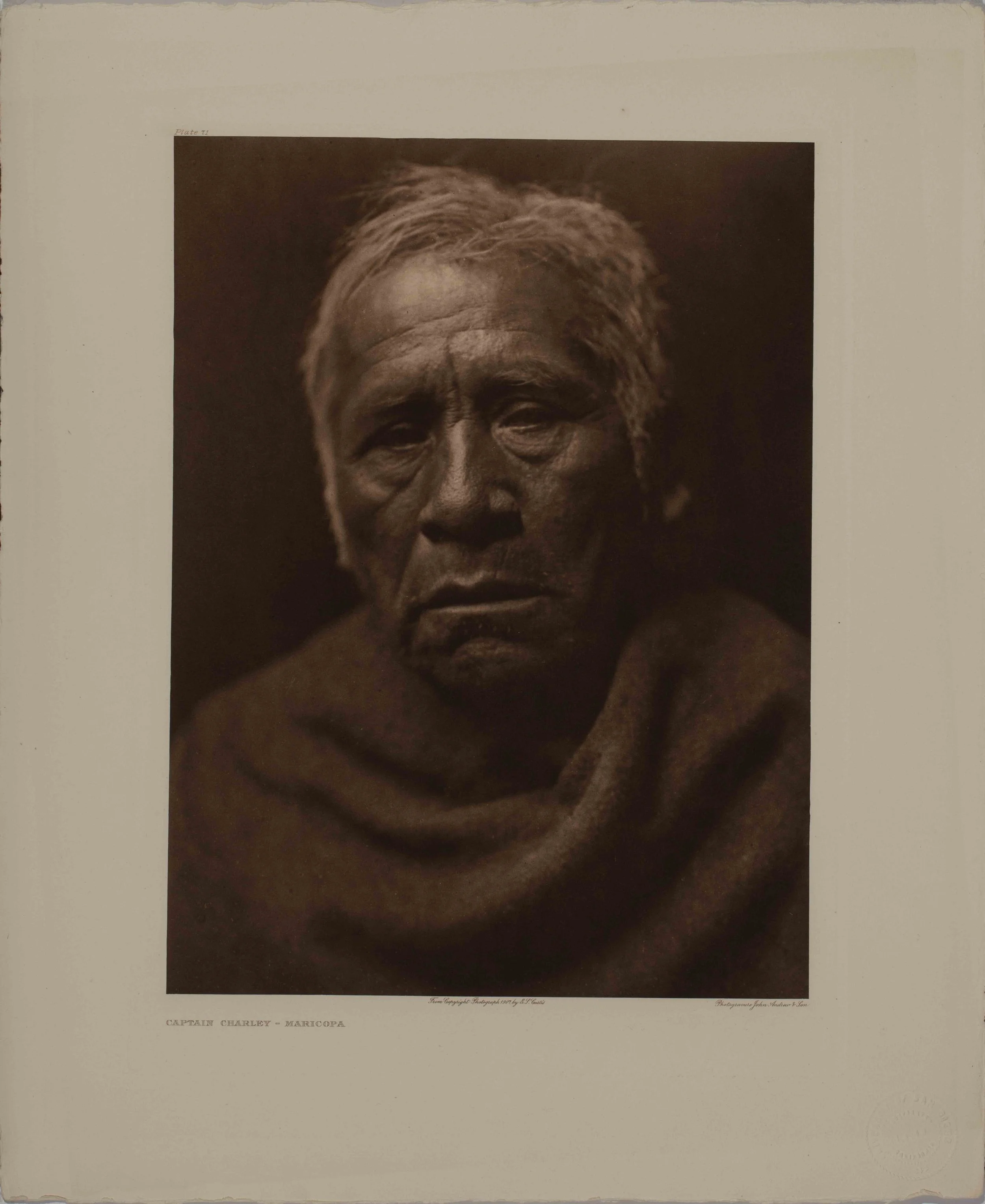 Captain Charley of the Maricopa, by Edward S. Curtis, 1907