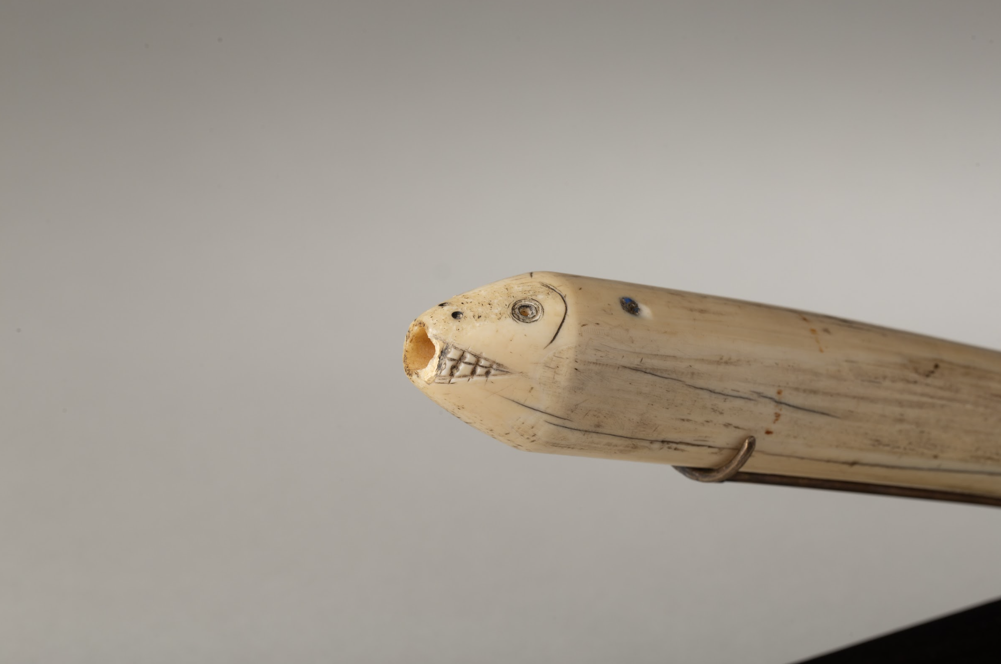 King Island Inuit Carved Ivory Harpoon Point
