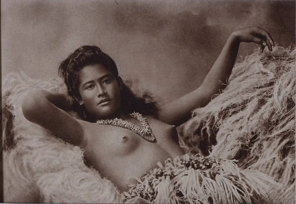 Samoan Woman by Thomas Andrew, 1890s