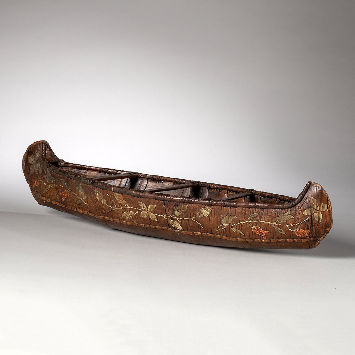 2153-Exceptional-Mi kmaq-Model-Canoe-Quillwork-Native-Amarican-3.jpg