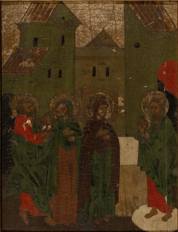Pair of Russian Religious Paintings