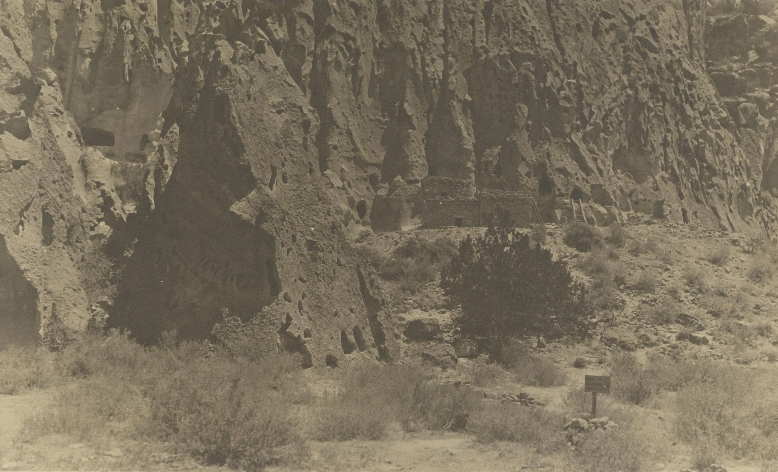 Ancestral Puebloan Cliff Dwelling Silver Prints 1917