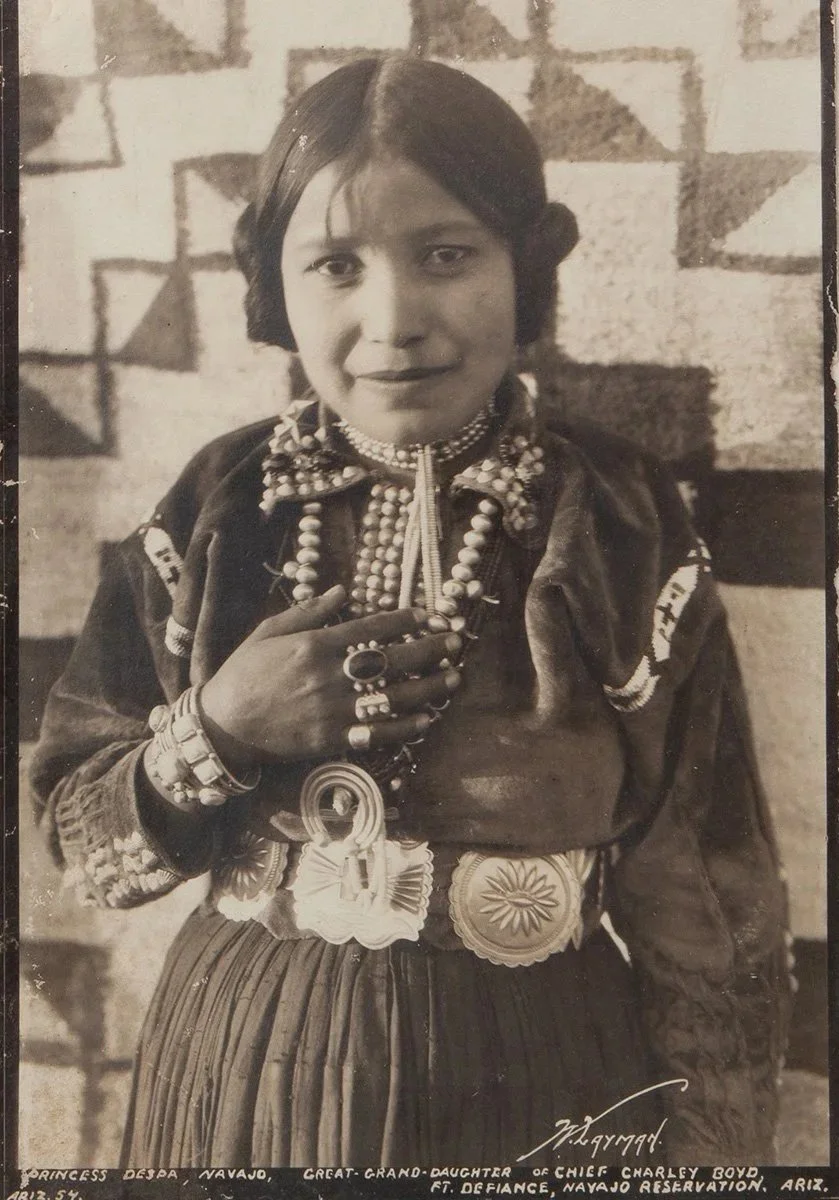 Navajo Princess Despa, by Walter Layman, 1900