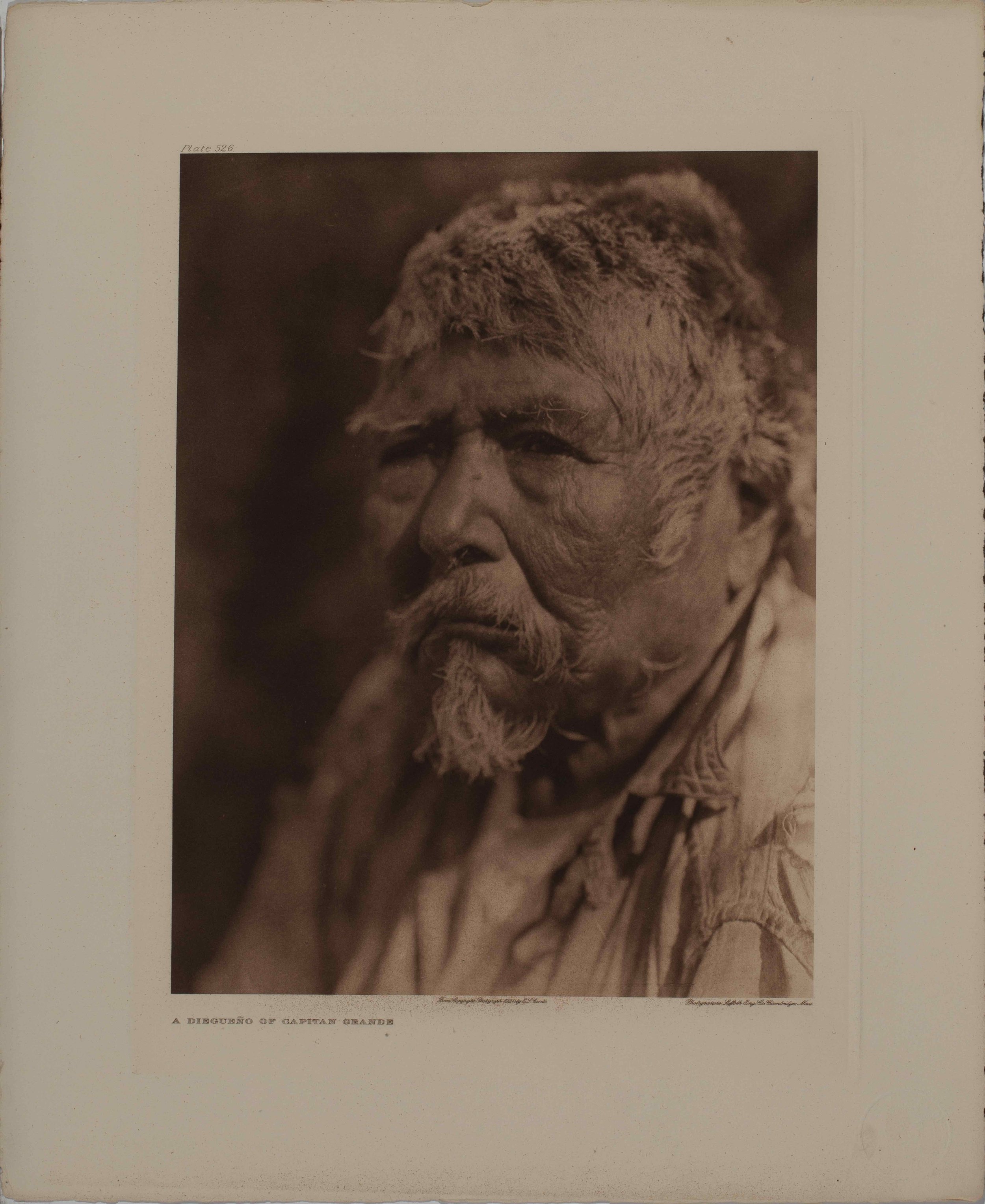 Kumeyaay Diegueño, Capitan Grande Reservation, 1924 by Edward S. Curtis