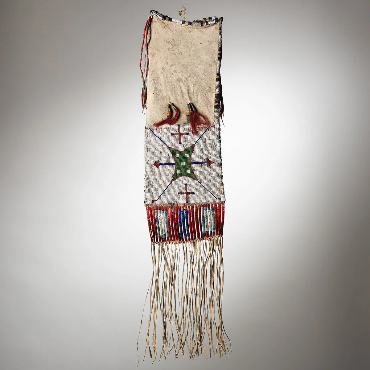 1348-Lakota-Sioux Pipe-Bag-Water Bug-Design-Beadwork-Native-American-Art-Blackburn-1.jpg