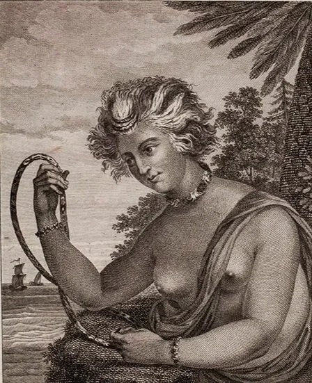 Winee of Owhyhee Hawaiian Portrait Engraving