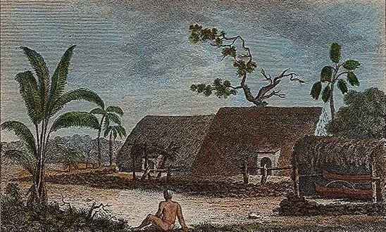 1563-View-Huts-Boathouse-Owhyhee-Hawaiian-Prints-Engravings-Art-Blackburn-Art-Blackburn-1.jpg