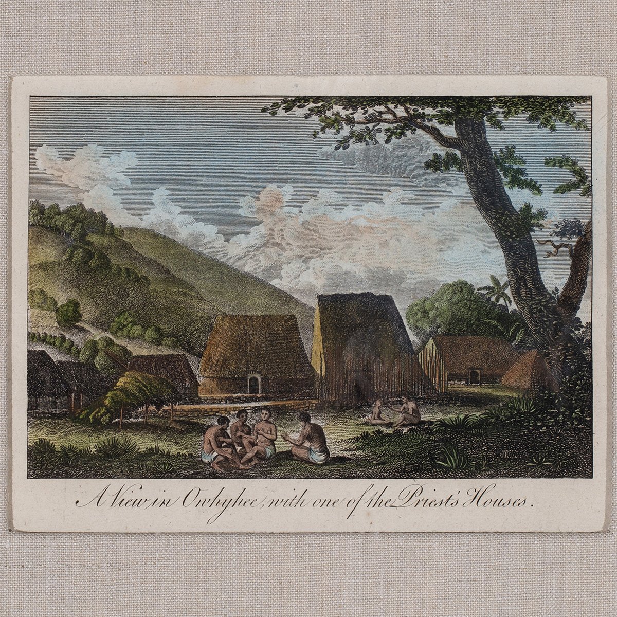 1567-View in Owhyhee-with-priests-houses-Hawaiian-Prints-Art-Blackburn-2.jpg