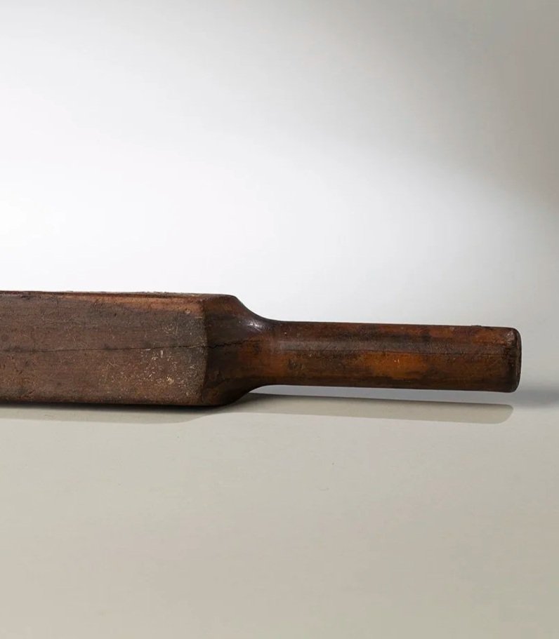 Bella Coola (Nuxalk) Carved Hardwood  Bark Beater