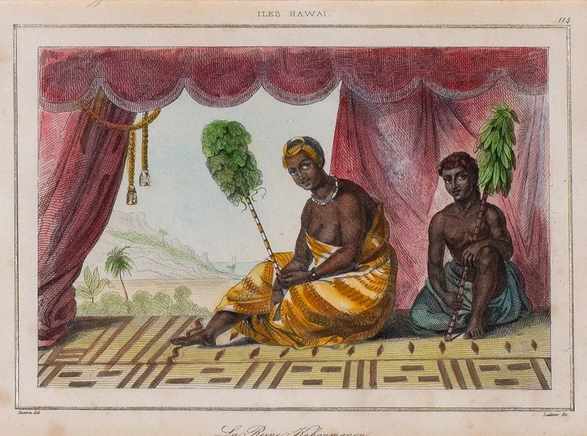 Queen Kaahumanu Lithograph