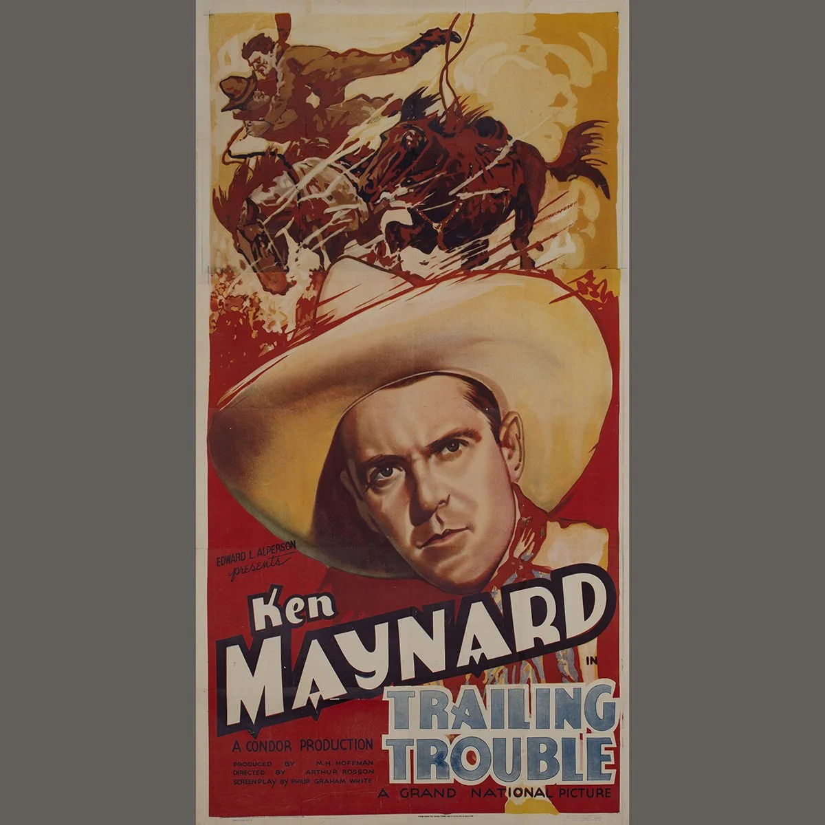 2662-Ken-Maynard-Trailing-Trouble-Poster-Western-Cowboy-Art-Blackburn-1.jpg