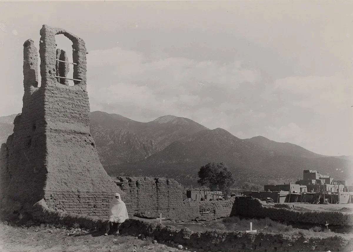 Taos Pueblo by George L. Beam, 1920s