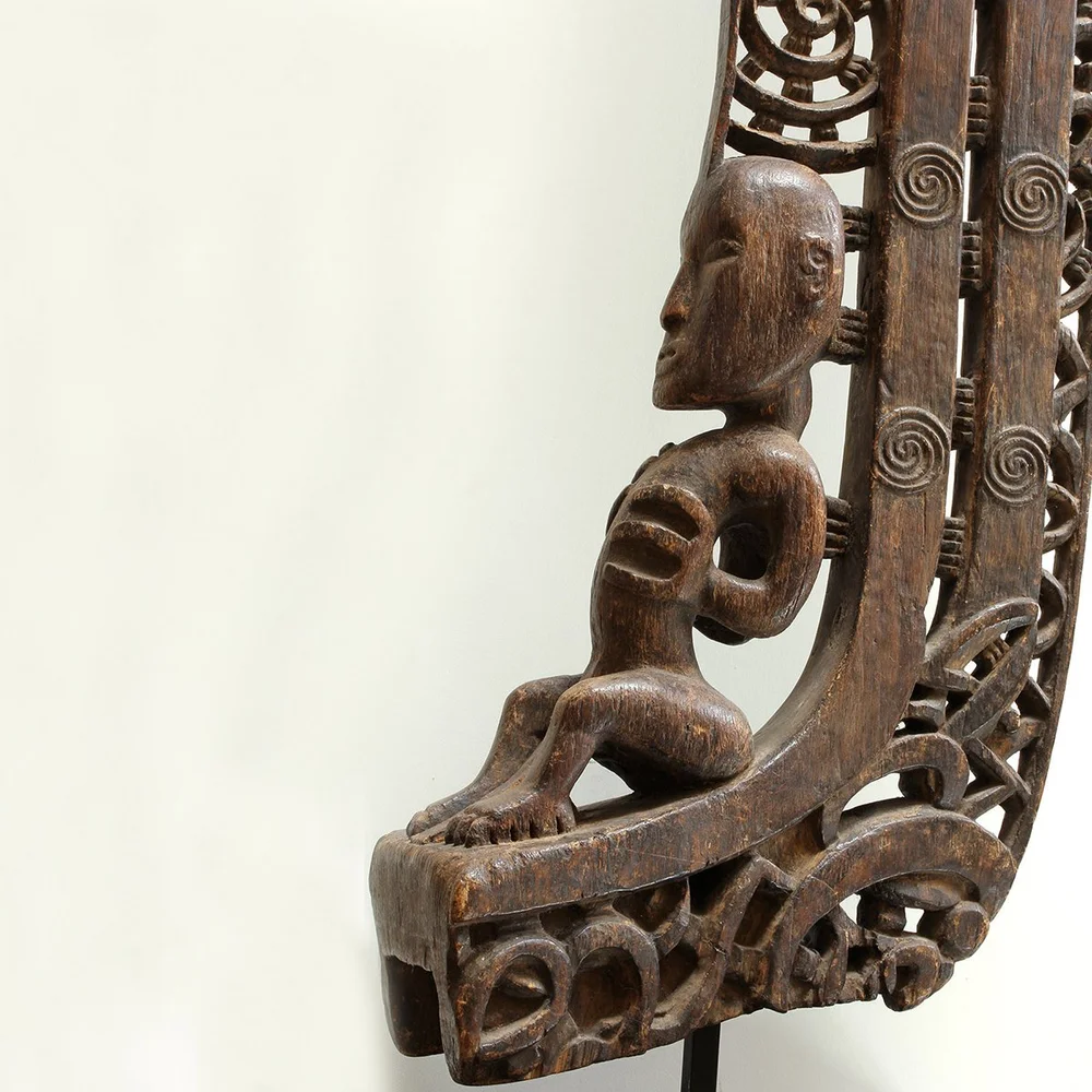 Maori War Canoe Stern Taurapa