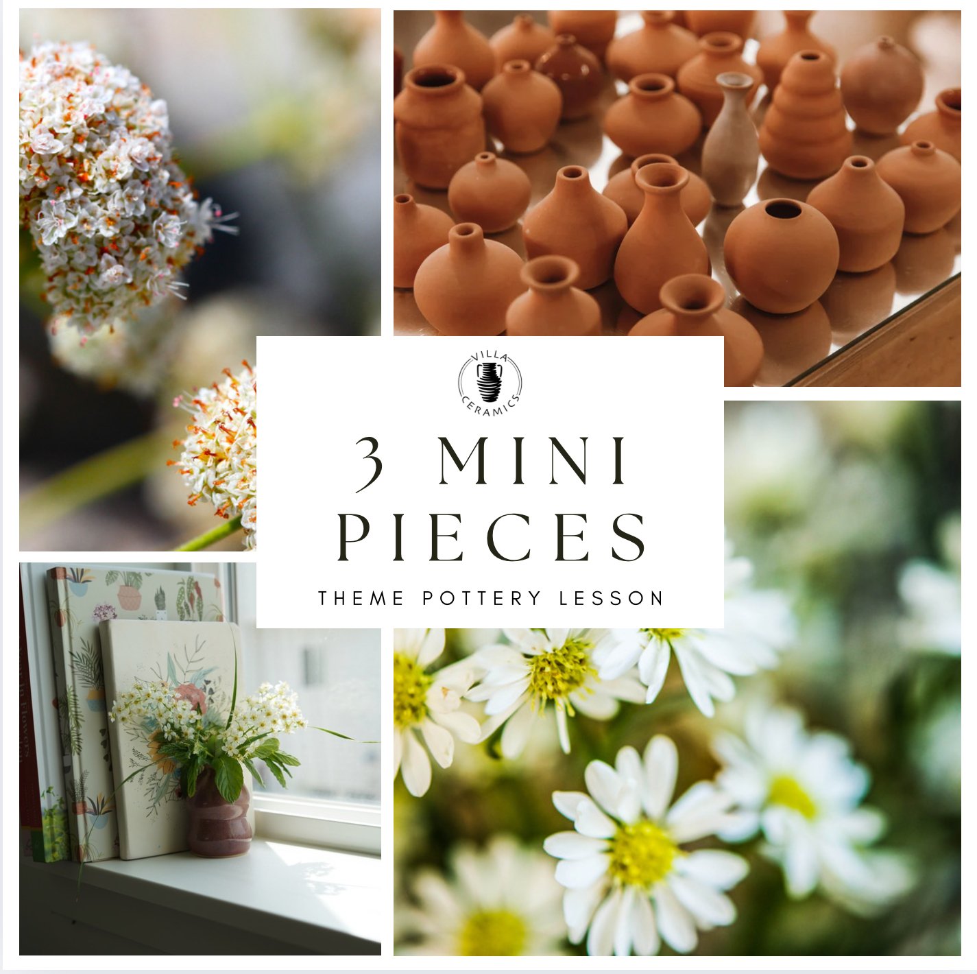 Miniature pieces theme pottery lesson July