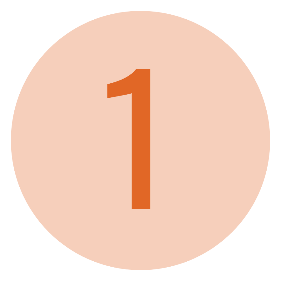 An orange circle with no additional details or context.
