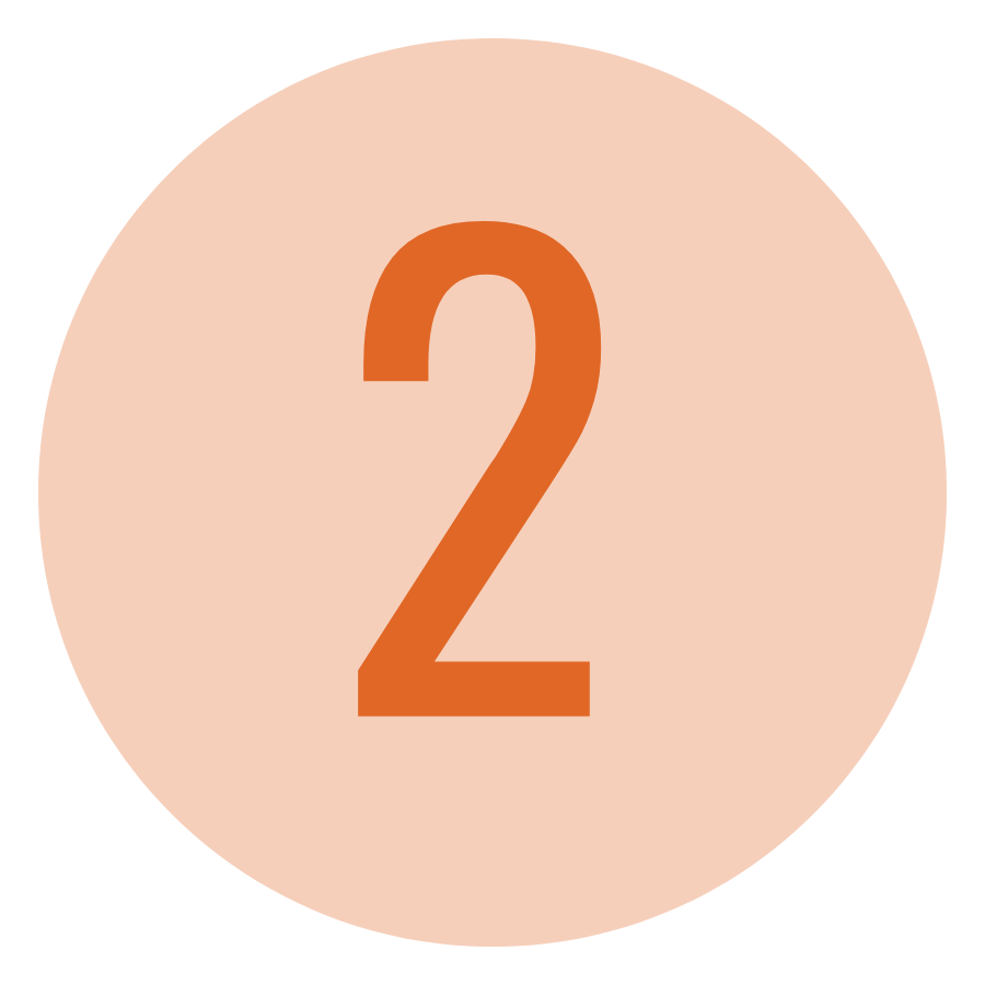A large orange circle on a black background.