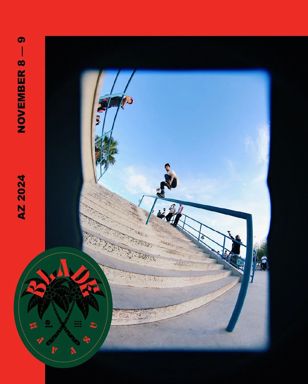 Can&rsquo;t wait to see you all at BH X in a few weeks. 

@chadhornish with a backslide on the stair rail from few years ago. 

Photo/Flyer/Logo: @ryan_northway 
&bull;
&bull;
&bull;
#rolki #aggressiveinline #inlineskating #rollerblading #rollerblade