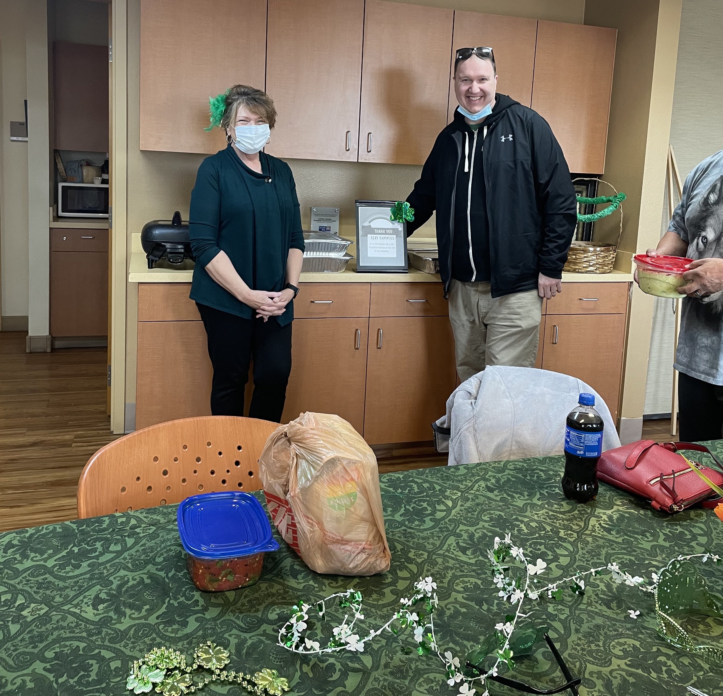 Supporting the Local Community with Local Business: February and March Food Donations from Sexy Sammies