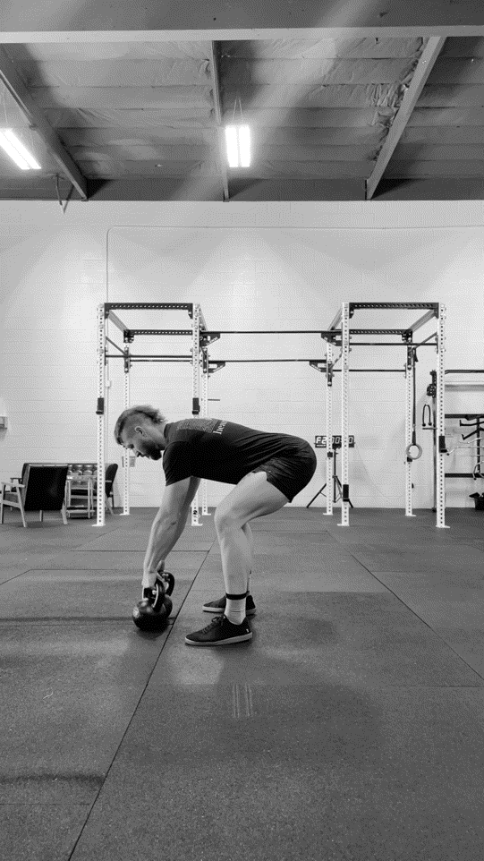 Double Kettlebell Swing