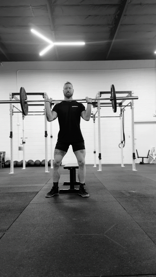 Seated Barbell Press