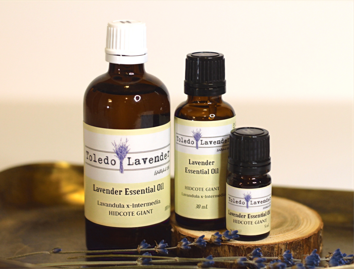 Certified Organic Lavender Pure Essential Oil, Grosso Variety
