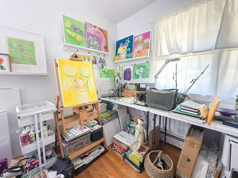 My art studio is a mess. My creative mind is, too. 🫠

For months, this space, which is meant for creation, has felt more like a physical manifestation of my creative block. It&rsquo;s cluttered, disorganized, and filled with a pressure that makes it