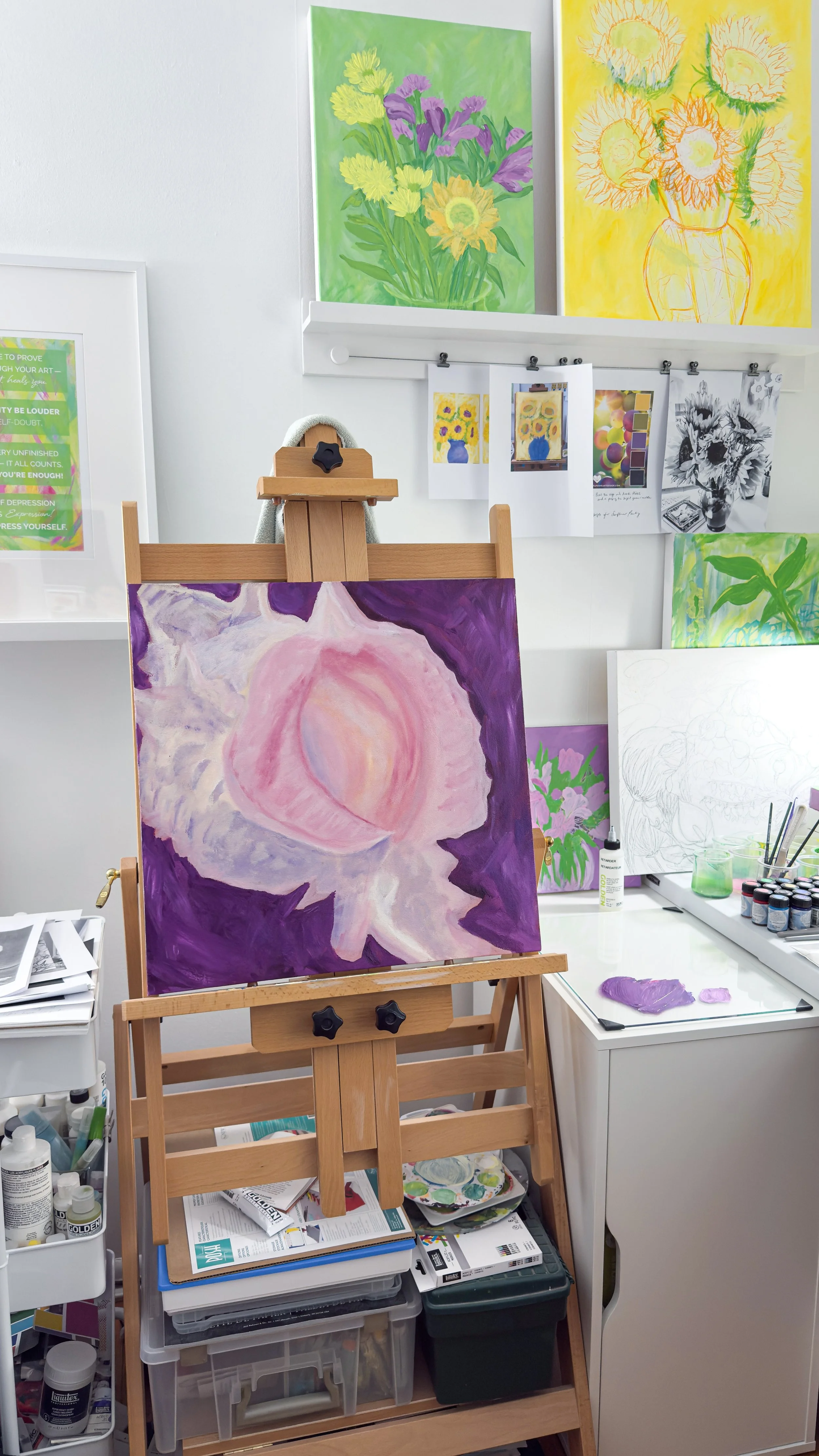 Returning to Unfinished Artwork
