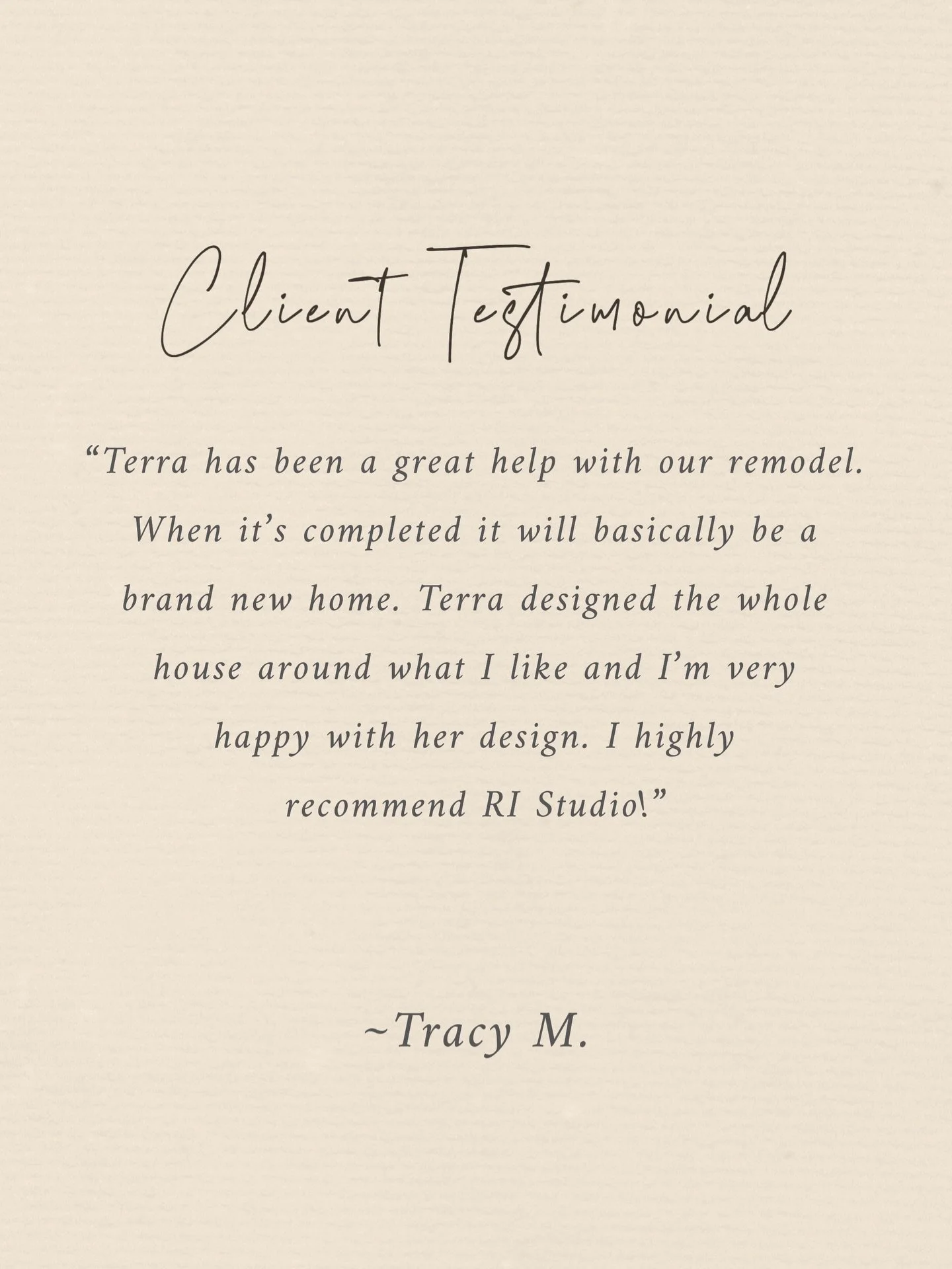There&rsquo;s nothing more rewarding than helping our clients fall in love with their homes all over again. 🤍

Tracy&rsquo;s remodel is a true transformation&mdash;and we&rsquo;re so grateful she trusted RI Studio to reimagine every space.

&ldquo;T