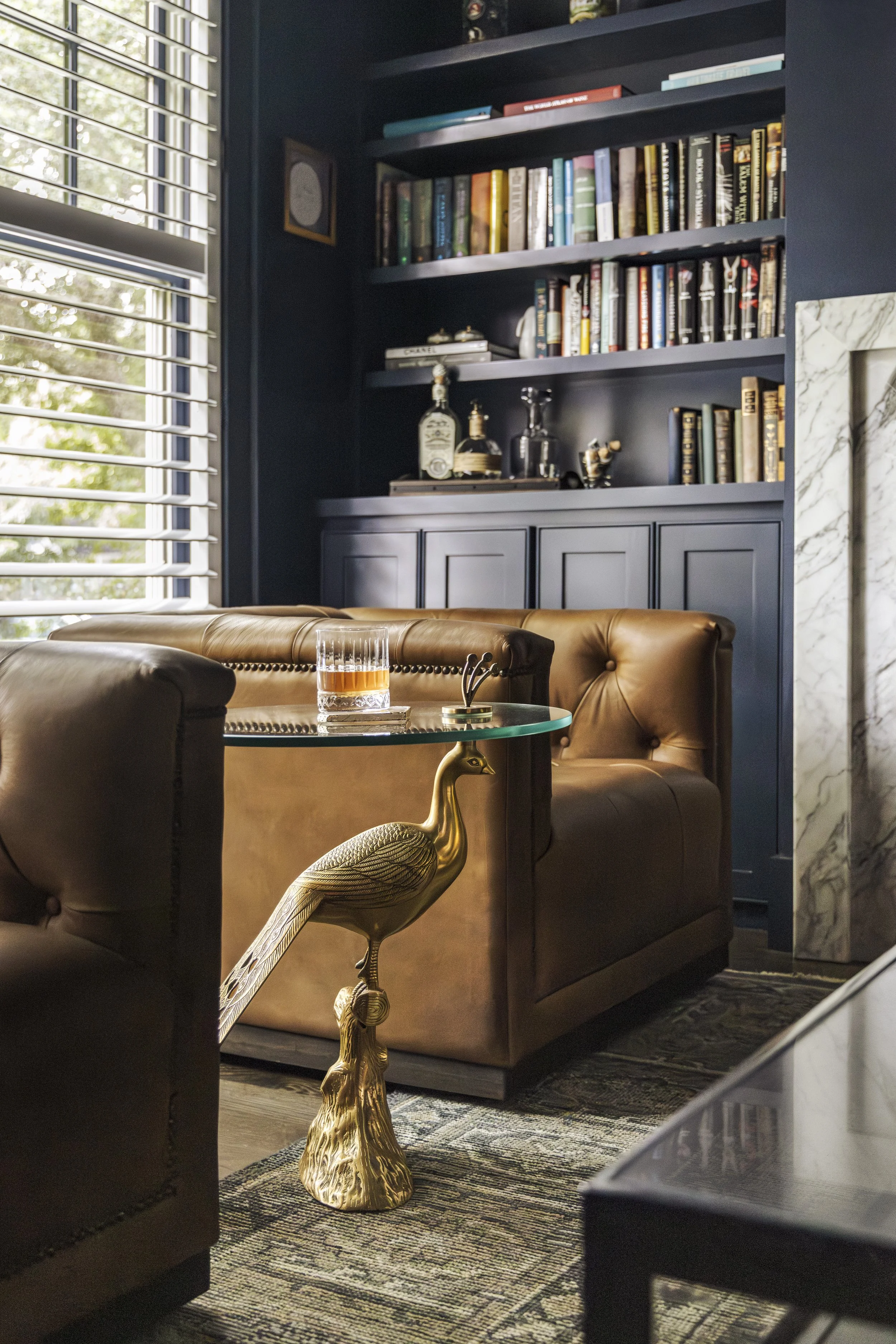 Study Chair Peacock Table & Bookcase.jpg