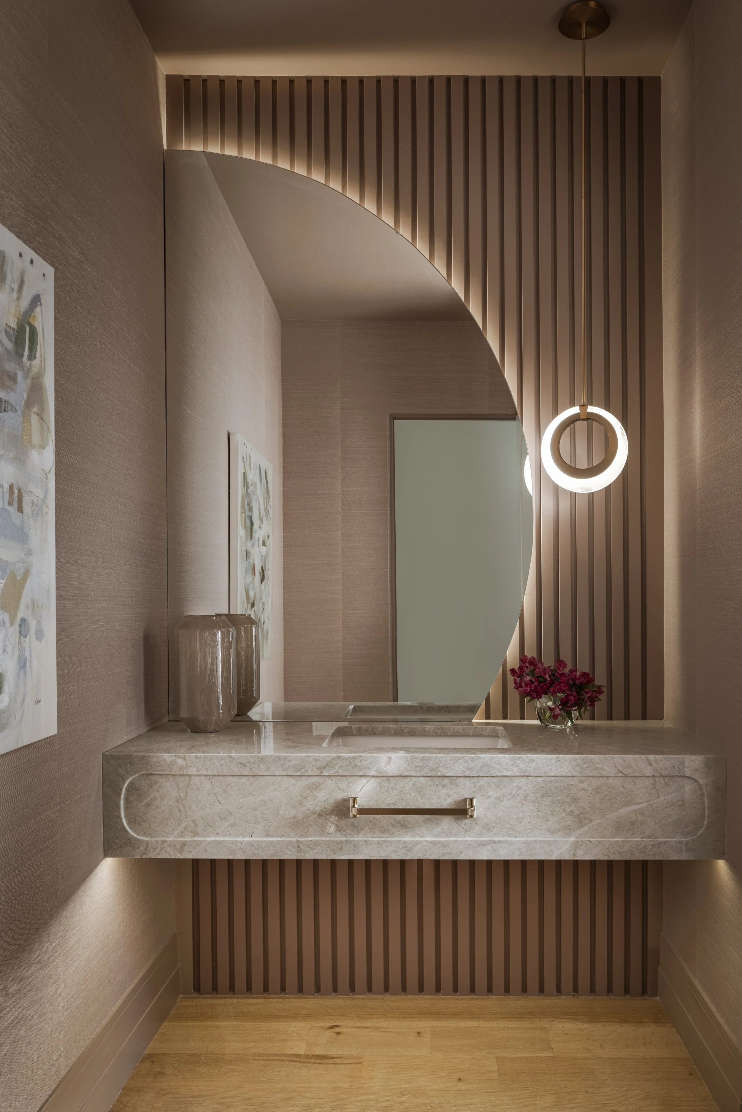 Guest powder bathroom