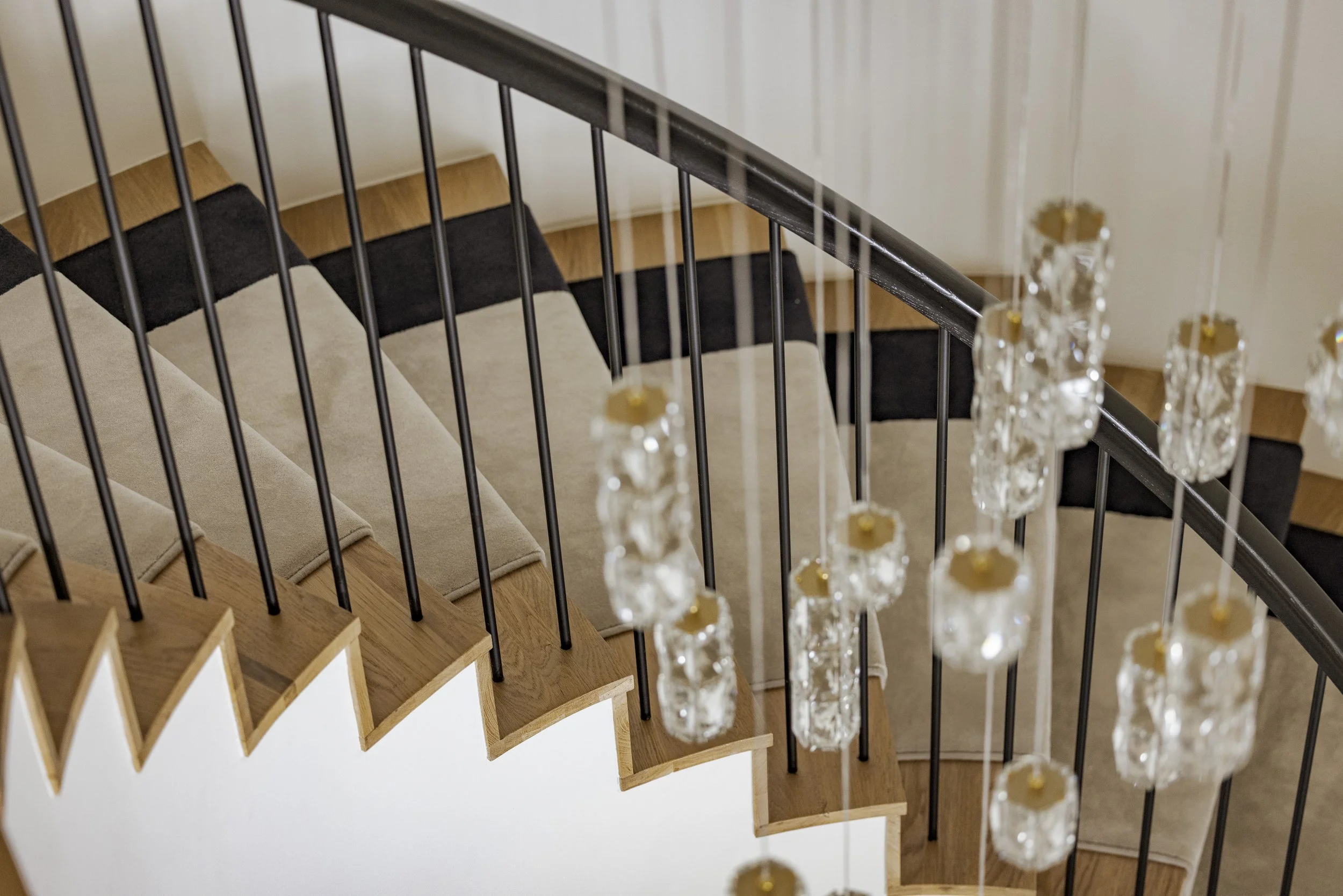 Curved Stairway with Pendant Light - Detail.pg.jpg