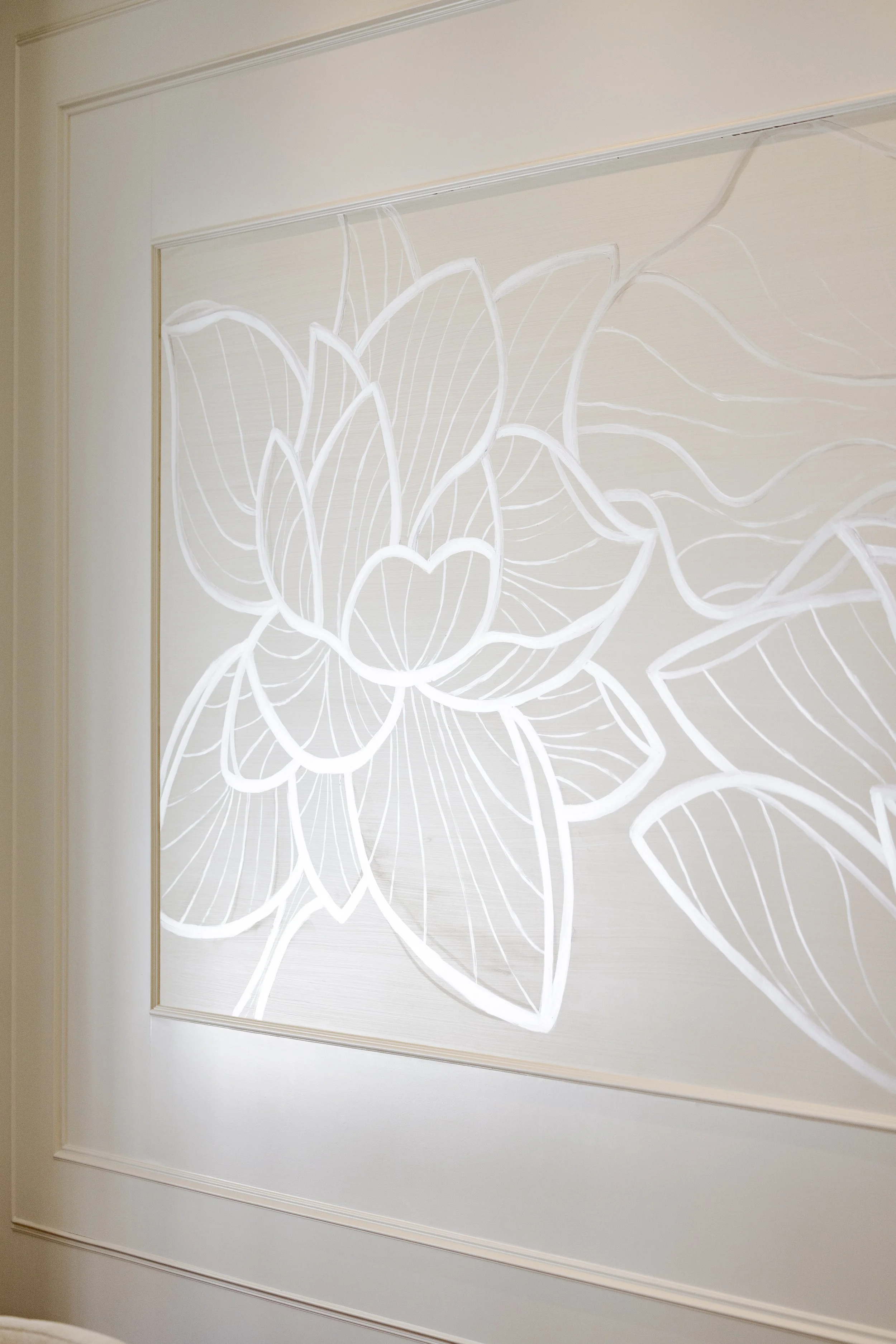 Hand painted wall mural