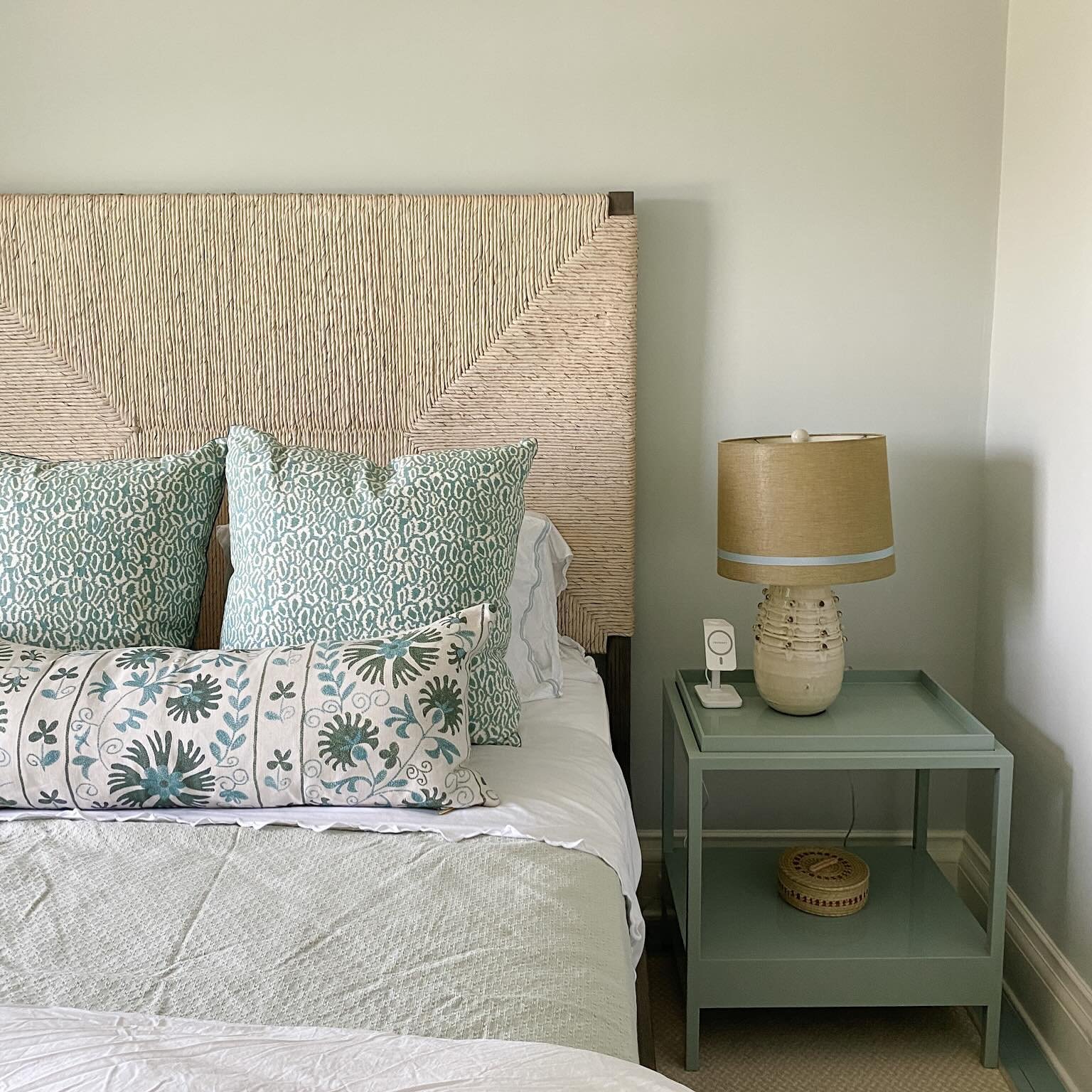 An inviting guest bedroom suite in a family&rsquo;s Cape Cod retreat. #interiordesign