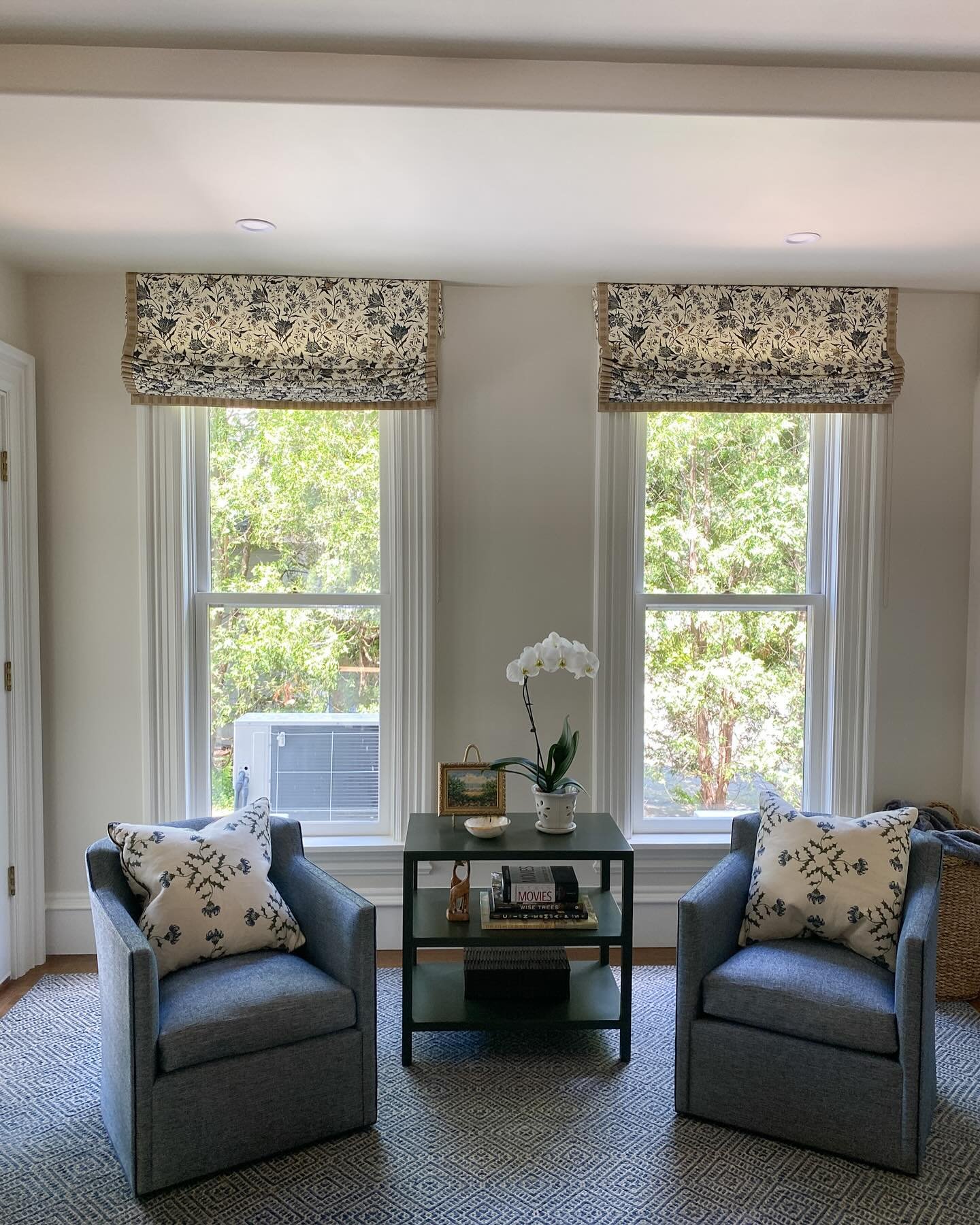 A family TV room fit for a Victorian manor. #interiordesign