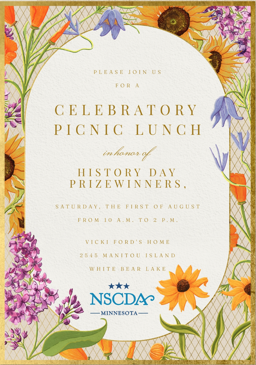 Member Event: NSCDA-MN 2026 History Day Winners Showcase
