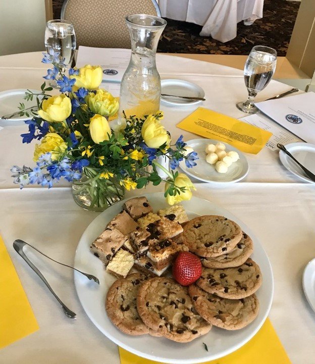 Program chair Sandy Hull arranged for an excellent lunch!