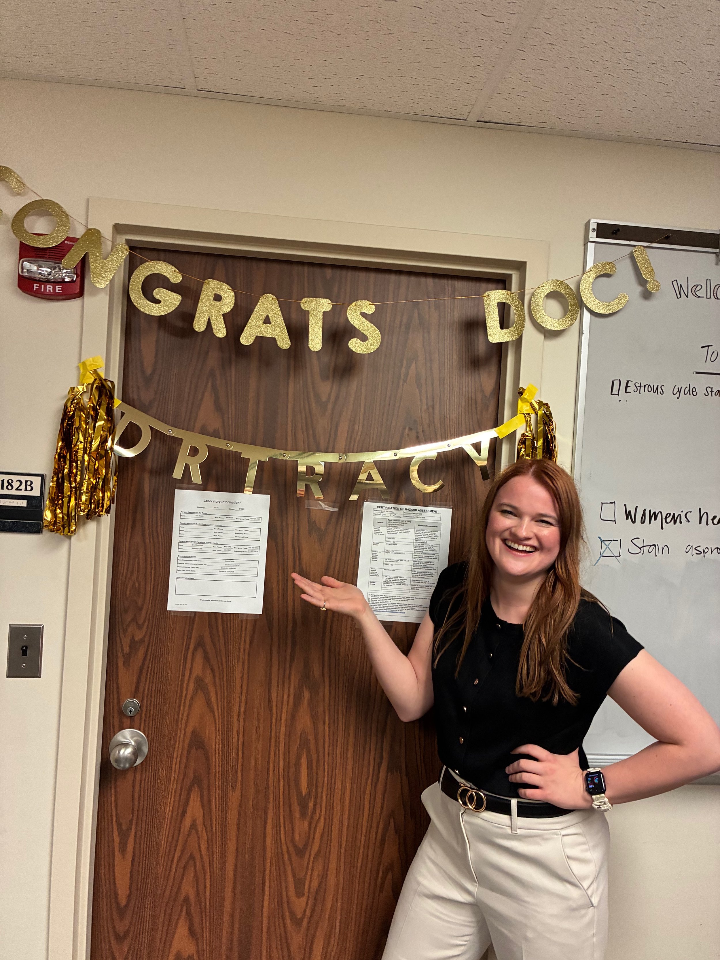 Congrats to Dr. Meaghan Tracy!