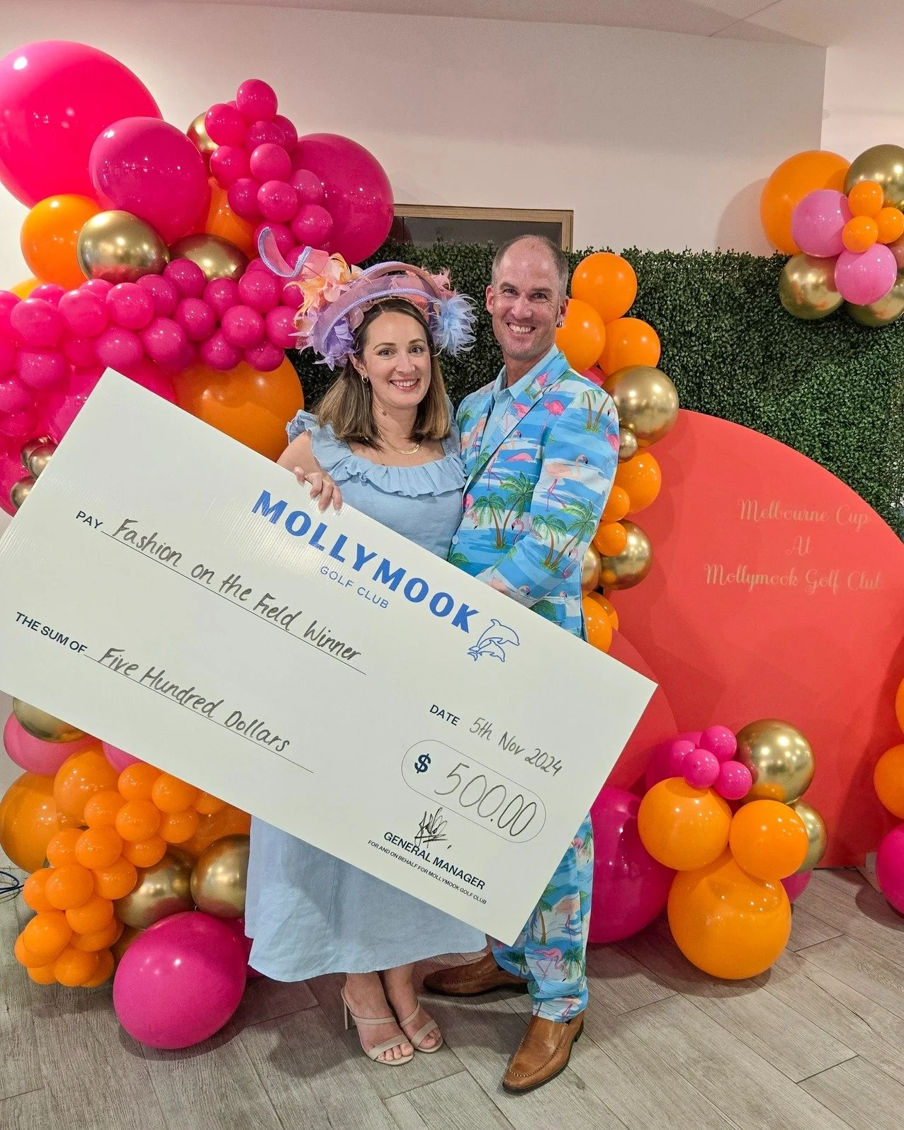 Melbourne Cup Day is just around the corner, and Mollymook Golf Club is renowned for celebrating in style! 🥂 Delight in an afternoon of fun on Tuesday, 4th November...

🍽  3 Course Set Menu Lunch
🍾 Glass of bubbles on arrival
🎶 Live Music
👗 Fash